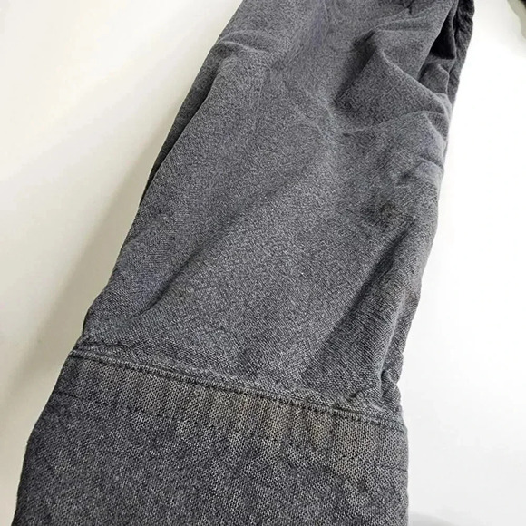 LL Bean Flannel Chamois Cloth Shirt Size XL Tall Gray Flannel Button Long Sleeve - Picture 9 of 9